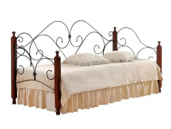 Кровать Sonata Wood slat base 900х2000 красный дуб