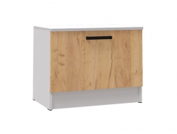 Тумба Кевин 600 белый/дуб крафт золотой