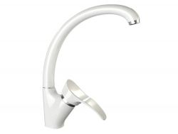 Смеситель для кухни MG глянец 009/Q1 белый лед