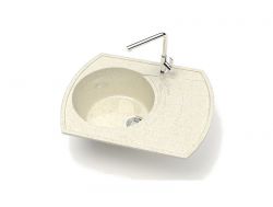 Мойка прямоугольная Мэйси Z25Q2 бежевый