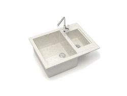 Мойка прямоугольная 1,5чаши Санди Z19Q7 хлопок