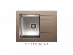 Кухонная мойка Tolero twist TTS-660 Темно-бежевый 823