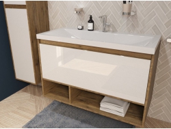 Тумба с раковиной Monaco Wood 900 1 ящик с нишей
